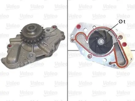 506803 Водяной насос VALEO подбор по vin на Brocar