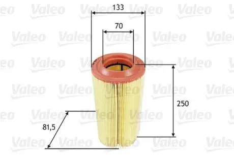 585649 Фільтр повітряний VALEO підбір по vin на Brocar