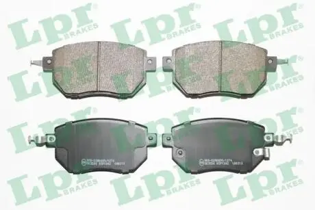 05P1342 Комплект тормозных колодок, дисковый тормоз LPR 05P1342 LPR подбор по vin на Brocar