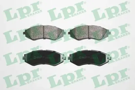 05P710 Гальмівні колодки, дискове гальмо (набір) LPR підбір по vin на Brocar