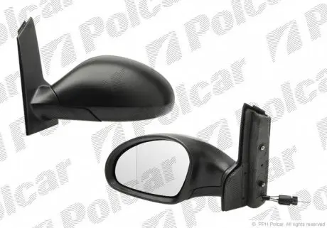 6755521M Дзеркало зовнішнє правий POLCAR підбір по vin на Brocar