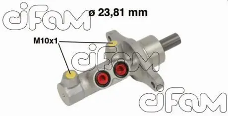 202705 Головний гальмівний циліндр CLIO II 04-12, CLIO III 44505 CIFAM підбір по vin на Brocar