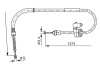 Трос, стояночная тормозная система 1 987 482 229 BOSCH 1987482229