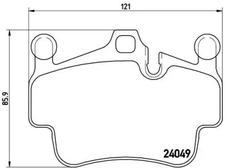 P65015 Гальмівні колодки, дискове гальмо (набір) BREMBO підбір по vin на Brocar