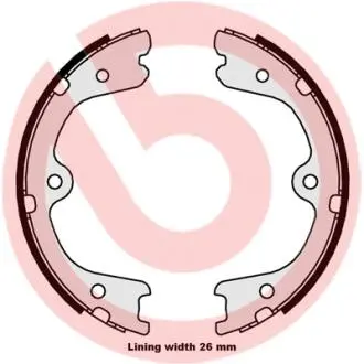 S56546 Гальмівні колодки барабанні BREMBO підбір по vin на Brocar