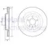 BG9126 Тормозной диск BG9126 DELPHI DELPHI підбір по vin на Brocar