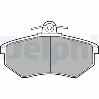 LP424 Гальмівні колодки, дискове гальмо (набір) DELPHI підбір по vin на Brocar