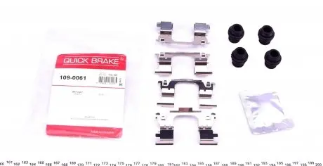 1090061 Монтажний компл.,гальм.колодки QUICK BRAKE підбір по vin на Brocar