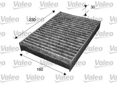 715538 Фильтр, воздух во внутренном пространстве VALEO подбор по vin на Brocar