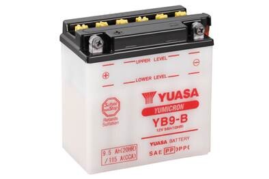 YB9B МОТО Yuasa 12V 9,5Ah YuMicron Battery YB9-B(сухозаряжений) YUASA підбір по vin на Brocar