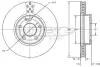 TARCZA HAMULC. MERCEDES W211 E-KLASA  02-09 TX72-91