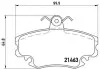P68038 Комплект гальмівних колодок з 4 шт. дисків BREMBO підбір по vin на Brocar