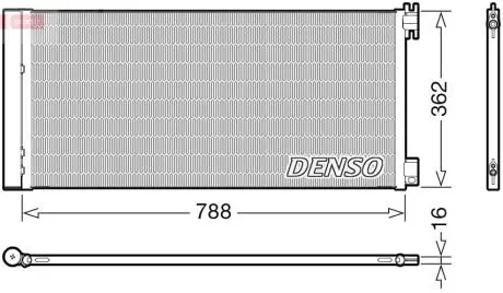 DCN23042 Конденсер кондиционера DENSO подбор по vin на Brocar