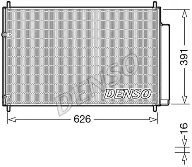 DCN50041 Конденсатор DENSO подбор по vin на Brocar