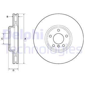 BG9156C Гальмівний диск DELPHI підбір по vin на Brocar