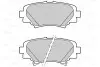 302288 Тормозные колодки дисковые MAZDA 3 &quot;1,5-2,2 &quot;R &quot;13&gt;&gt; VALEO підбір по vin на Brocar