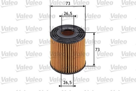 586523 Масляный фильтр VALEO подбор по vin на Brocar