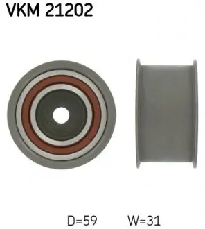 VKM21202 Натяжной ролик промежуточный A4/A6/A8 2,4, 2,8 /двигат,ACK,ALG/ SKF подбор по vin на Brocar