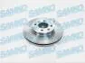 K2026V Диск гальмівний пер. Hyundai Accent, i20, Kia Rio 10-&gt; (d256x22mm) (LPR-Samko) SAMKO підбір по vin на Brocar