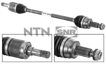 DK80007 Піввісь в зборі Range Rover Evoque 08&gt; SNR NTN підбір по vin на Brocar