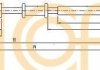 Трос, стояночная тормозная система 12.0762 COFLE