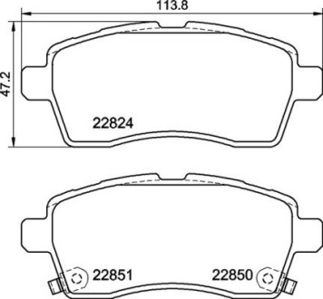 P79037 Гальмівні колодки дискові BREMBO підбір по vin на Brocar