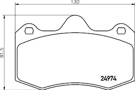 P85134 Колодки гальмівні IBIZA V BREMBO підбір по vin на Brocar