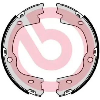 S30544 Гальмівні колодки барабанні BREMBO підбір по vin на Brocar