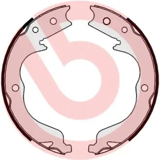 S61542 Гальмівні колодки барабанні Brembo BREMBO підбір по vin на Brocar