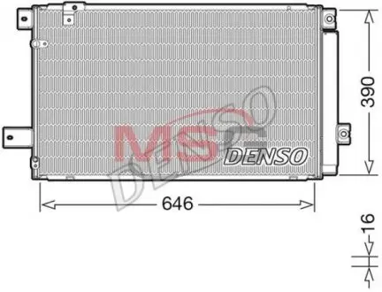 DCN50049 Конденсатор DENSO підбір по vin на Brocar