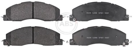 35234 KLOCKI HAMULC. DODGE RAM 2500 08-19 PRZÓD A.B.S. подбор по vin на Brocar