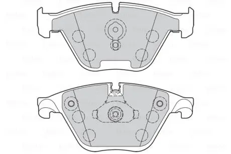 302273 Гальмівні колодки дискові BMW 5/6/7 "F "04-18 VALEO підбір по vin на Brocar