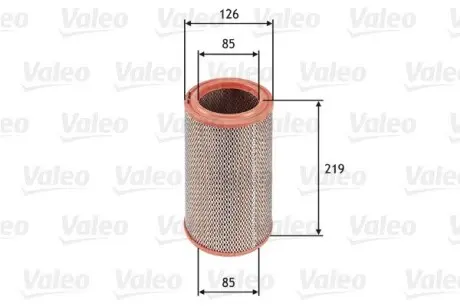 585609 Воздушный фильтр VALEO подбор по vin на Brocar