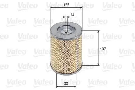 585666 Воздушный фильтр VALEO підбір по vin на Brocar