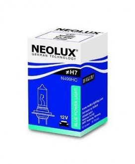 N499HC Автолампа Neolux n499hc Blue Lighting H7 PX26d 80 W синяя NEOLUX подбор по vin на Brocar