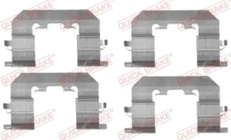 1091723 Ремкомплект гальмівної колодки QUICK BRAKE підбір по vin на Brocar