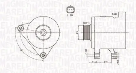 063731498010 Генератор MAGNETI MARELLI подбор по vin на Brocar