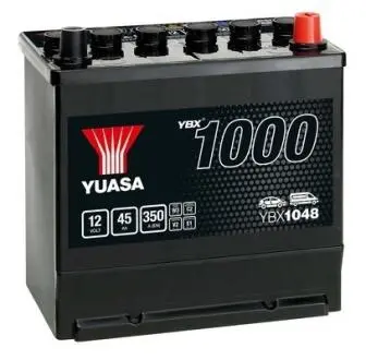 YBX1048 Стартерна акумуляторна батарея YUASA підбір по vin на Brocar