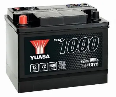 YBX1072 Акумулятор YUASA підбір по vin на Brocar