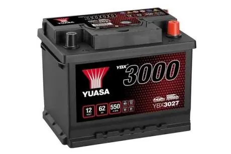 YBX3027 Стартерная аккумуляторная батарея YUASA подбор по vin на Brocar