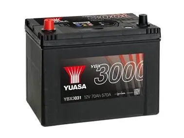 YBX3031 Стартерная аккумуляторная батарея YUASA подбор по vin на Brocar