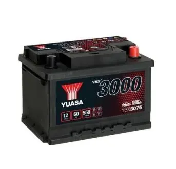 YBX3075 Стартерная аккумуляторная батарея YUASA подбор по vin на Brocar