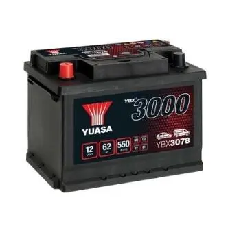 YBX3078 Стартерна акумуляторна батарея YBX3078 YUASA YUASA підбір по vin на Brocar