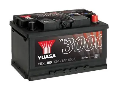 YBX3100 Стартерная аккумуляторная батарея YUASA подбор по vin на Brocar