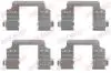 Комплект монтажний гальмівних колодок LAND ROVER: Range Rover Sport 06-, 05-, Range Rover III 05-, 02-, Discovery IV 09-, Discovery III 04- 109-1728