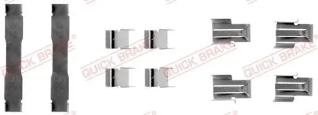 1091071 Монтажний набір дискових колодок QUICK BRAKE підбір по vin на Brocar