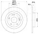 TARCZA HAM./TYŁ/ HONDA CIVIC 1.0 VTEC  17- 61-04-427