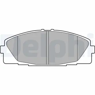LP2473 Тормозные колодки передн.Hiace IV 01- DELPHI подбор по vin на Brocar