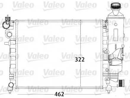 731498 Радиатор, охлаждения дивгателя VALEO подбор по vin на Brocar