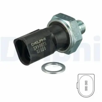 SW90055 Czujnik cinienia oleju AUDI/SEAT/SKODA/VW DELPHI подбор по vin на Brocar